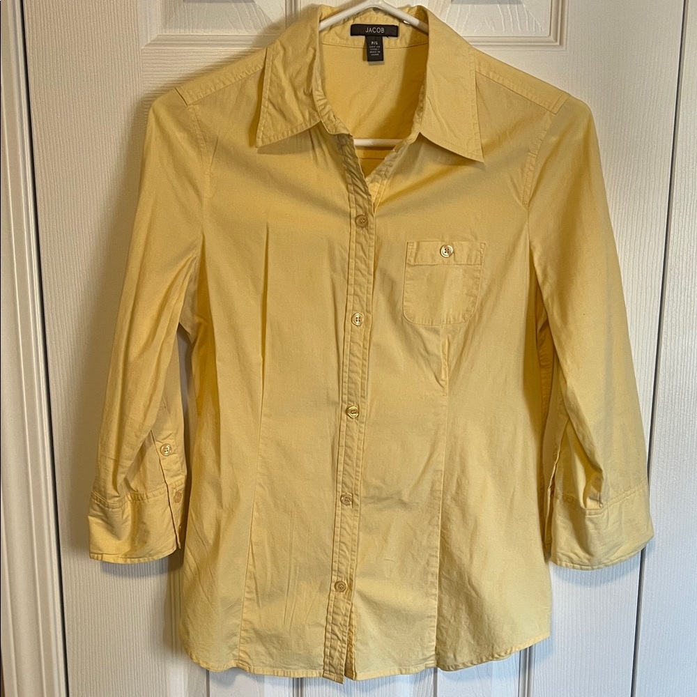 Jacob Light Yellow Collared Shirt